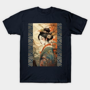 Japanese Lady in Kimono - No.1 T-Shirt